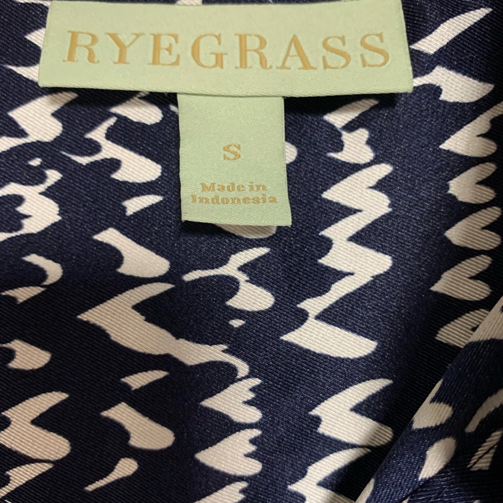NEW Ryegrass Navy White Shirt Dress Size S 38” - Picture 2 of 8